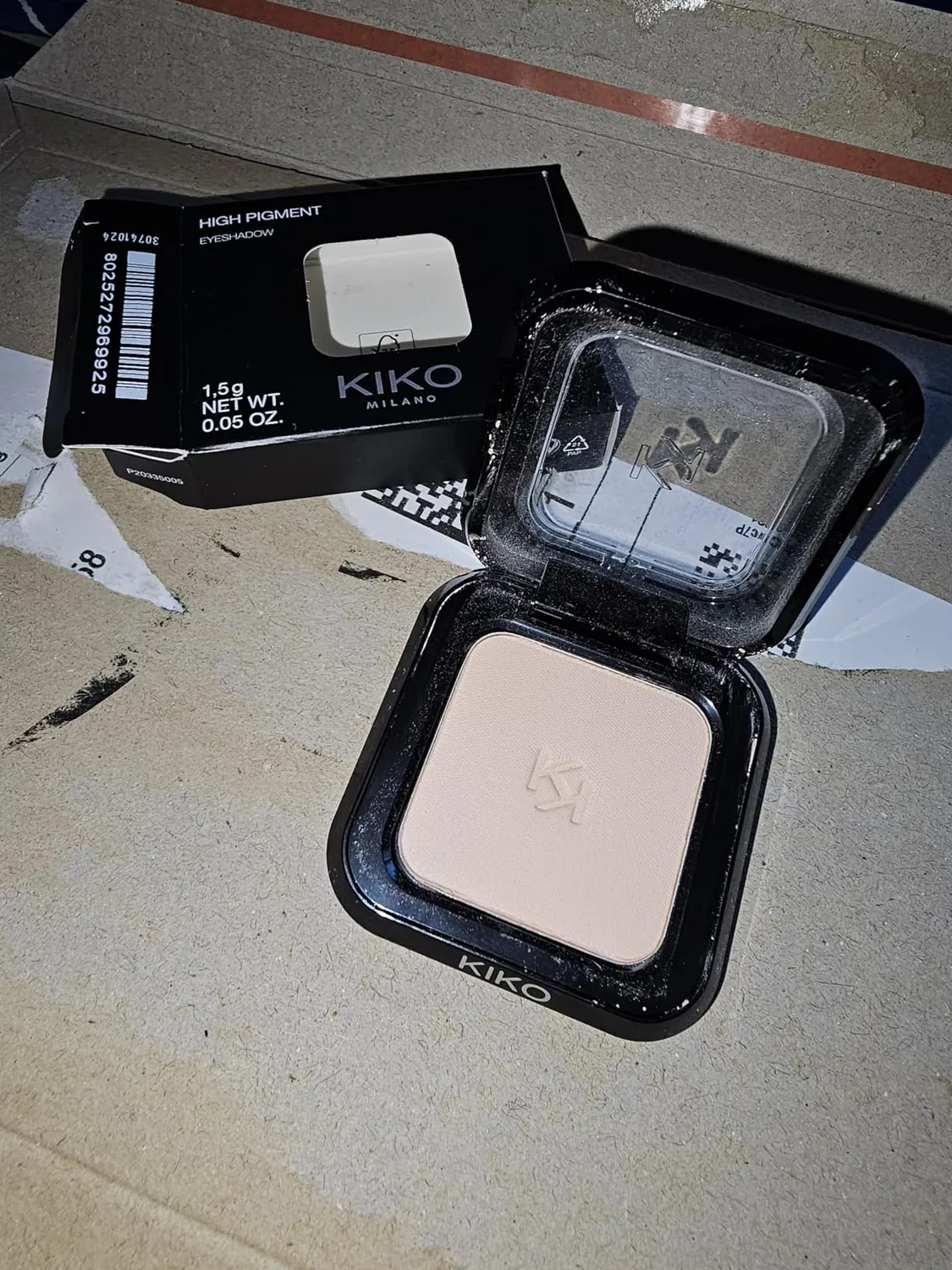 KIKO High Pigment Eyeshadow 19 ombretto matte beige