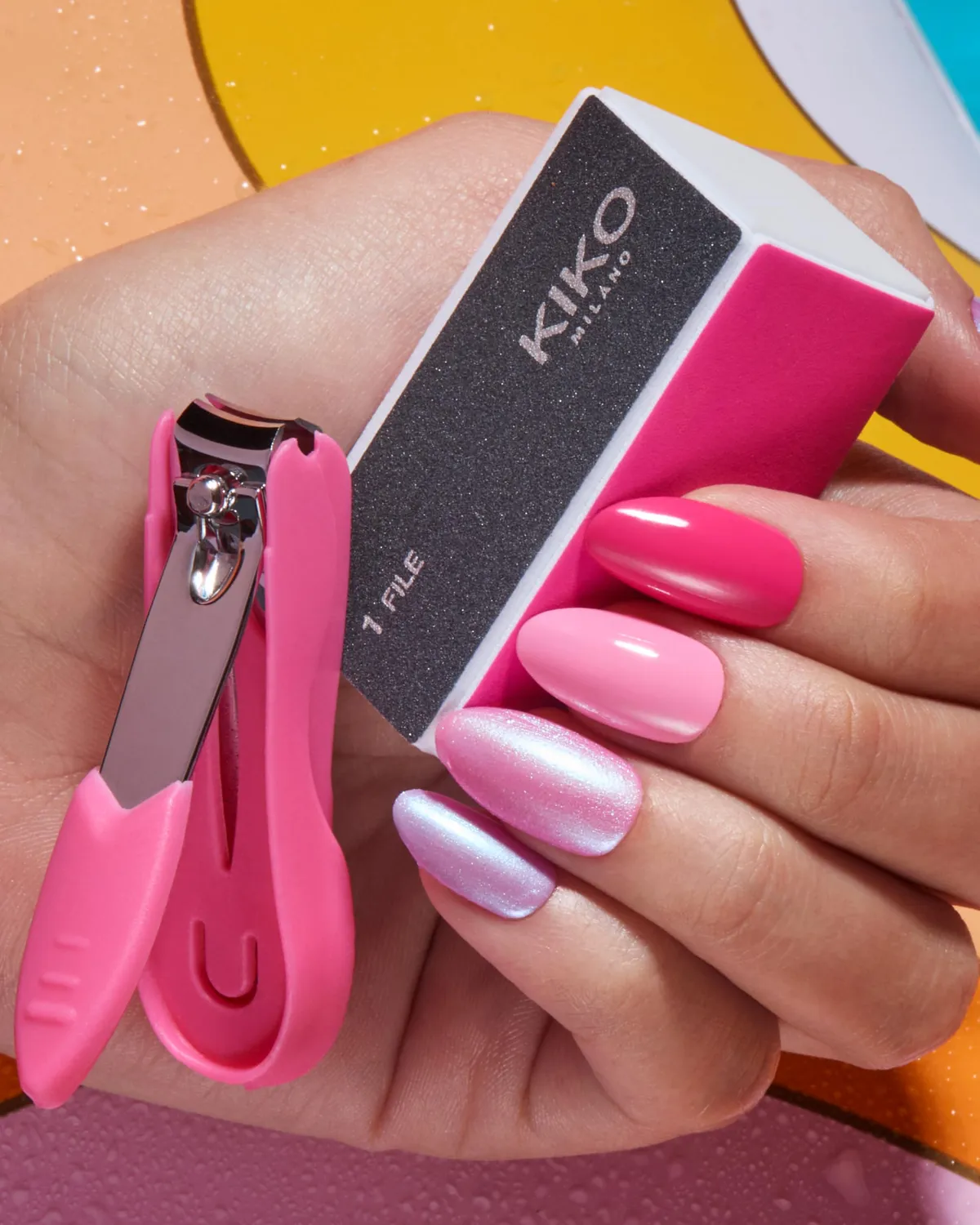 KIKO Nail Clipper tagliaunghie acciaio rosa