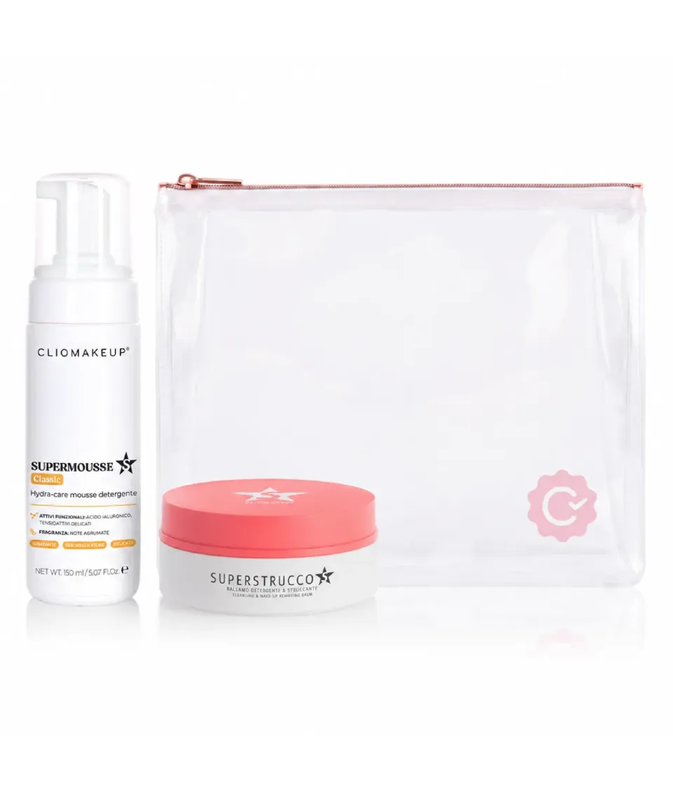 ClioMakeUp Kit Doppia Detersione Orange Flower 3 pezzi