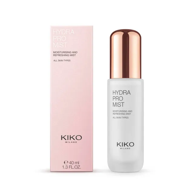 KIKO Hydra Pro Mist spray viso idratante rosa