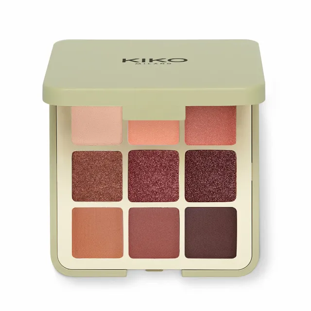 KIKO Green Me Eyeshadow Palette 102 ombretti vegan 9 colori
