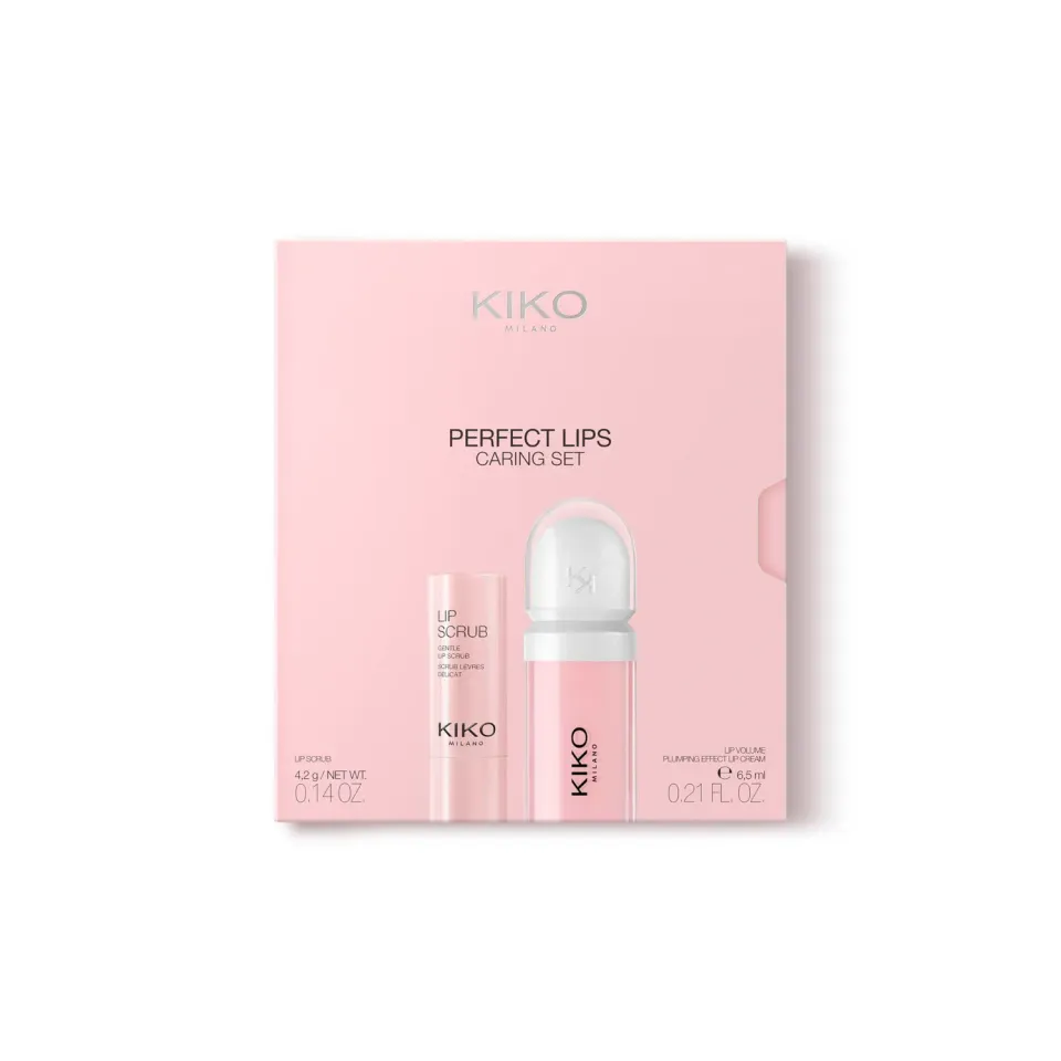 KIKO Milano Perfect Lips Caring Set kit labbra scrub+crema