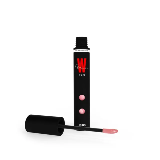 Miss W Pro GLO825 Gloss Cristal Rose gloss labbra bio brillante