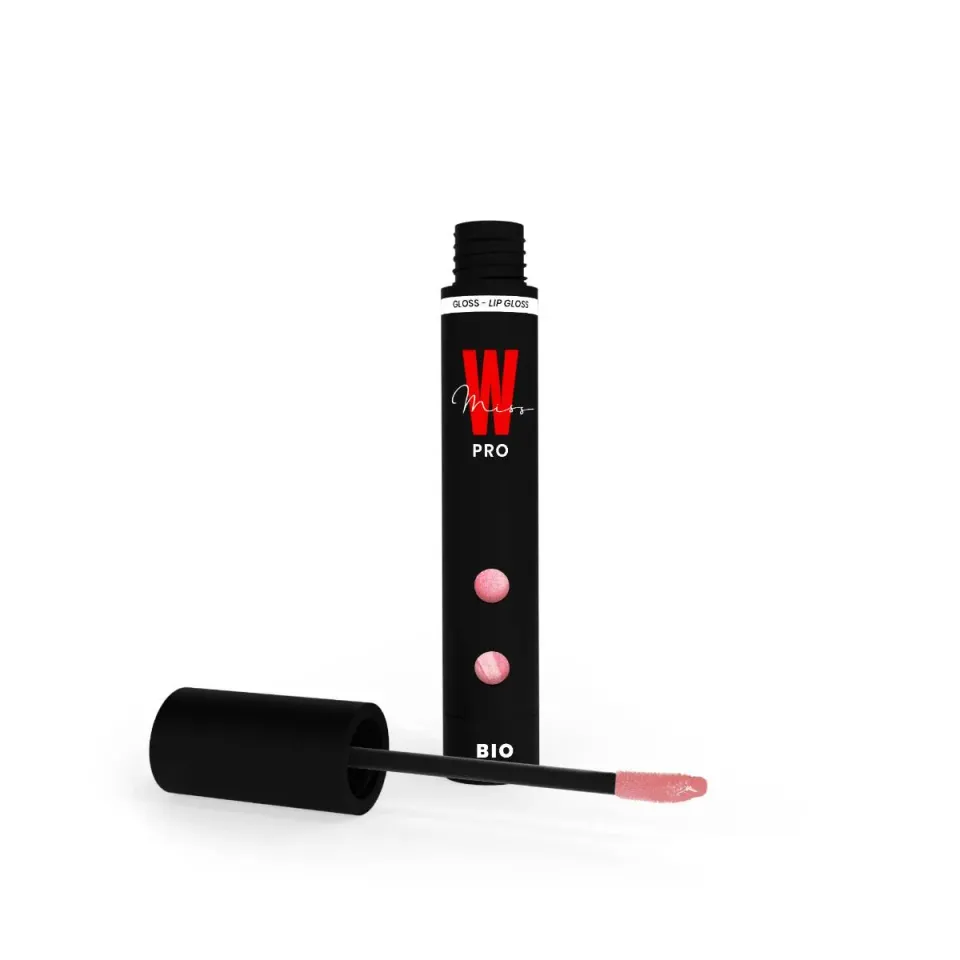 Miss W Pro GLO825 Gloss Cristal Rose gloss labbra bio brillante