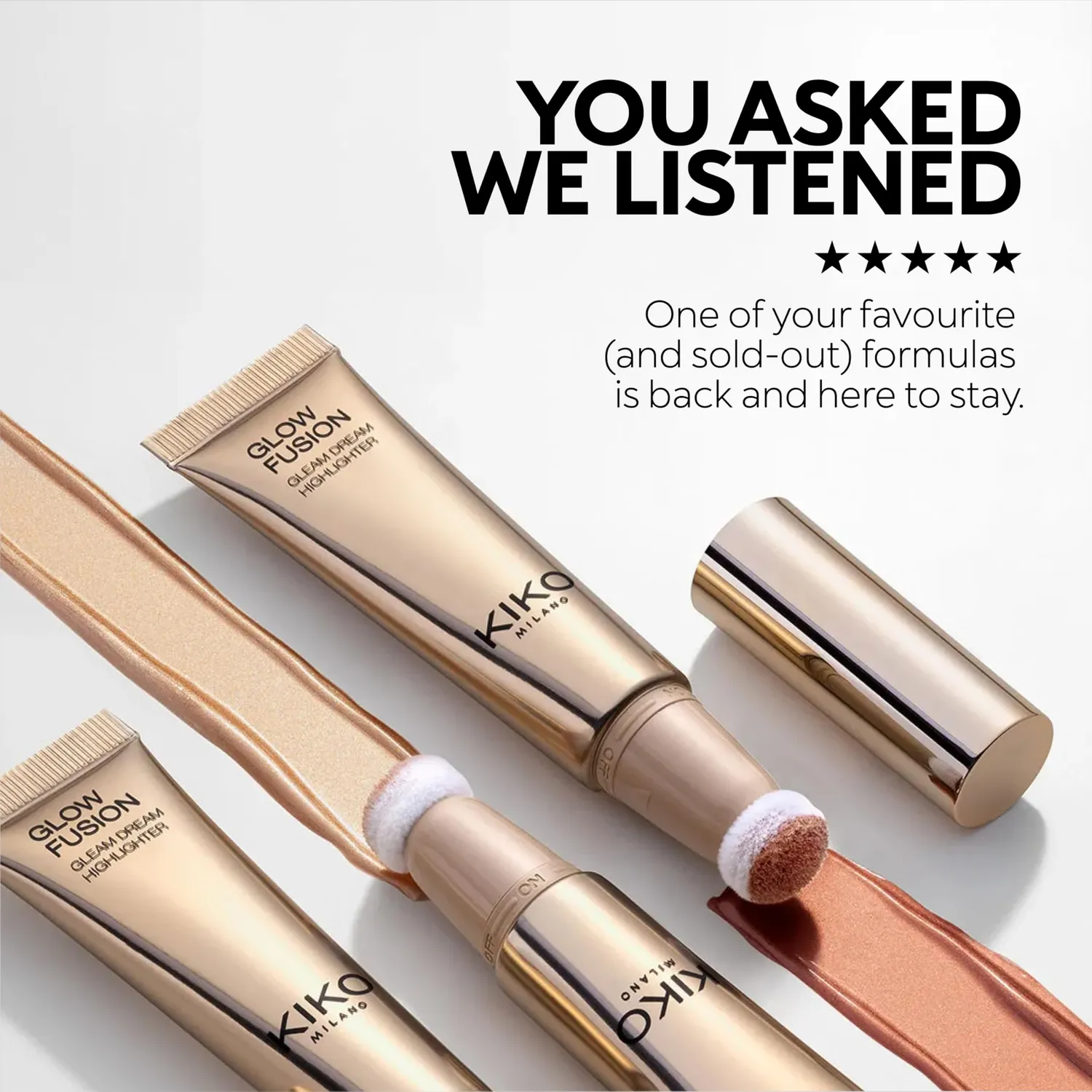 KIKO Glow Fusion Gleam Dream Highlighter 2 illuminante liquido cushion