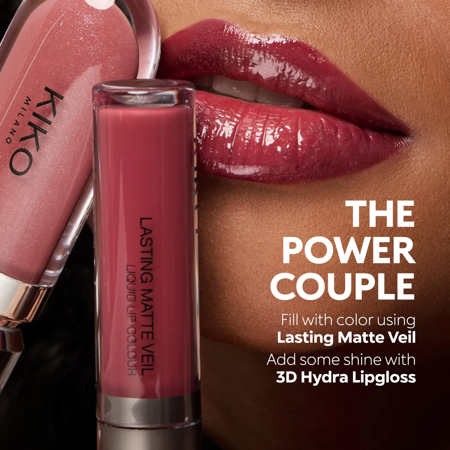 KIKO Lasting Matte Veil 05 Rossetto Liquido Mat Natural Mauve Finish