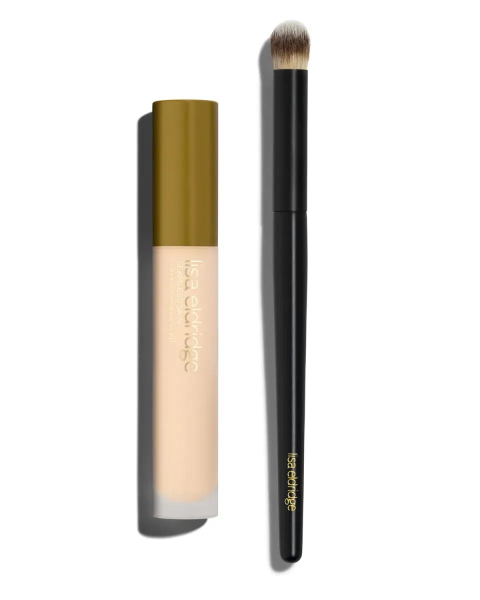 Lisa Eldridge Luminist Shade 4 correttore + pennello