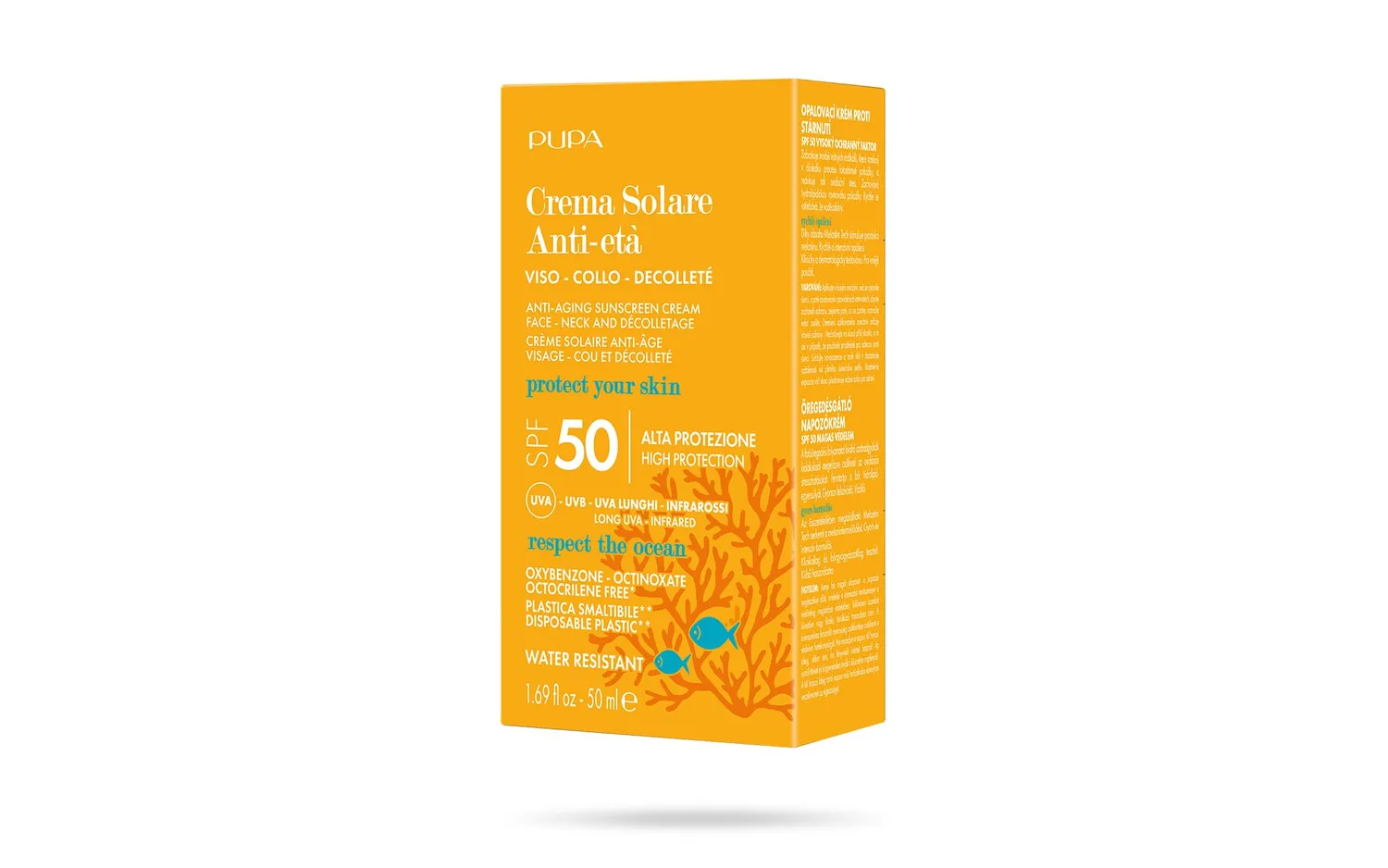 Pupa Crema Solare Anti-età SPF 50 viso collo 50ml