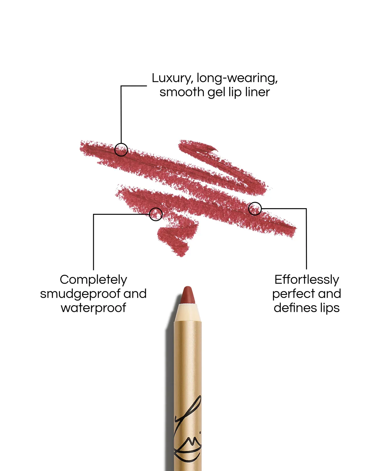 Lisa Eldridge Enhance and Define Blush matita labbra waterproof