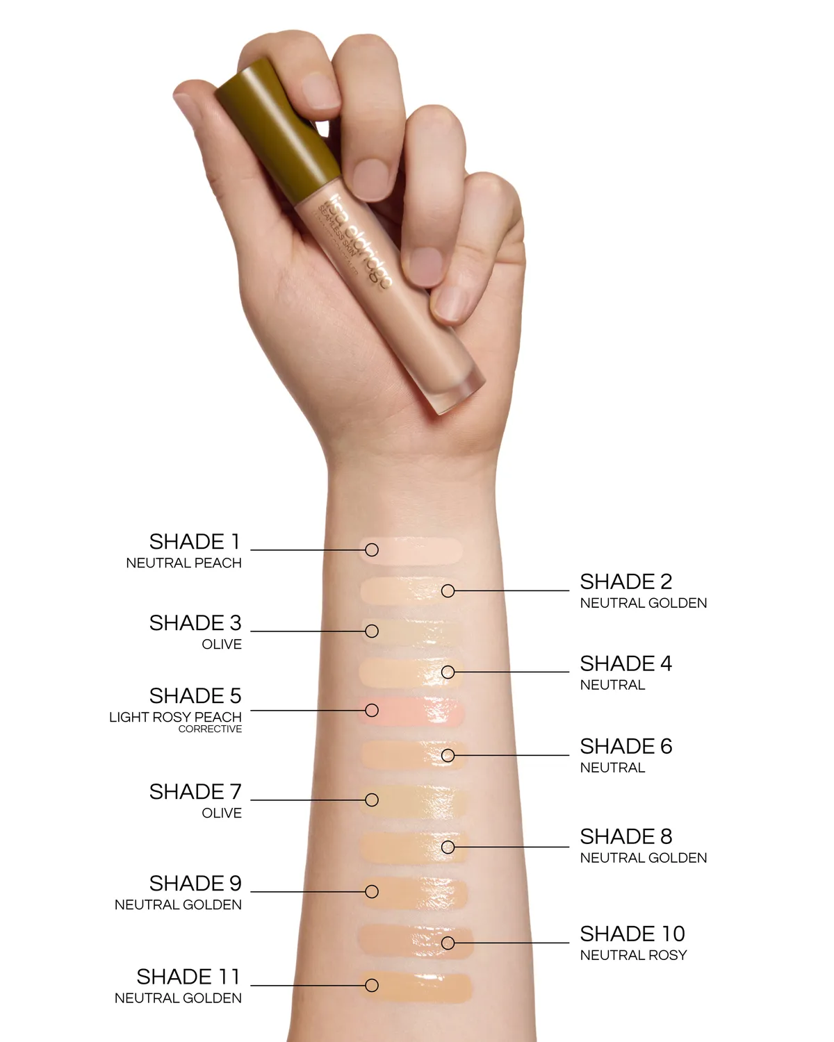 Lisa Eldridge Luminist Shade 4 correttore + pennello