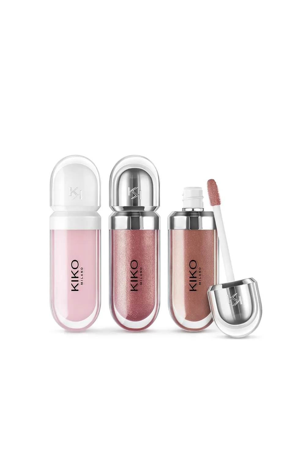 KIKO Milano Glossy Lip Set kit 2 gloss + crema volume
