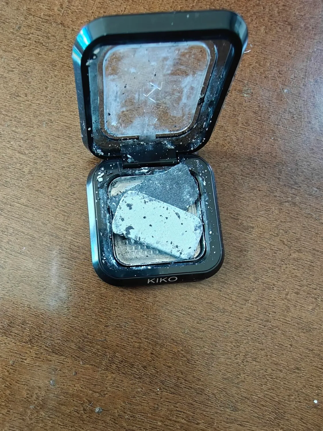 KIKO Bright Duo Eyeshadow 01 ombretto Bianco Oro