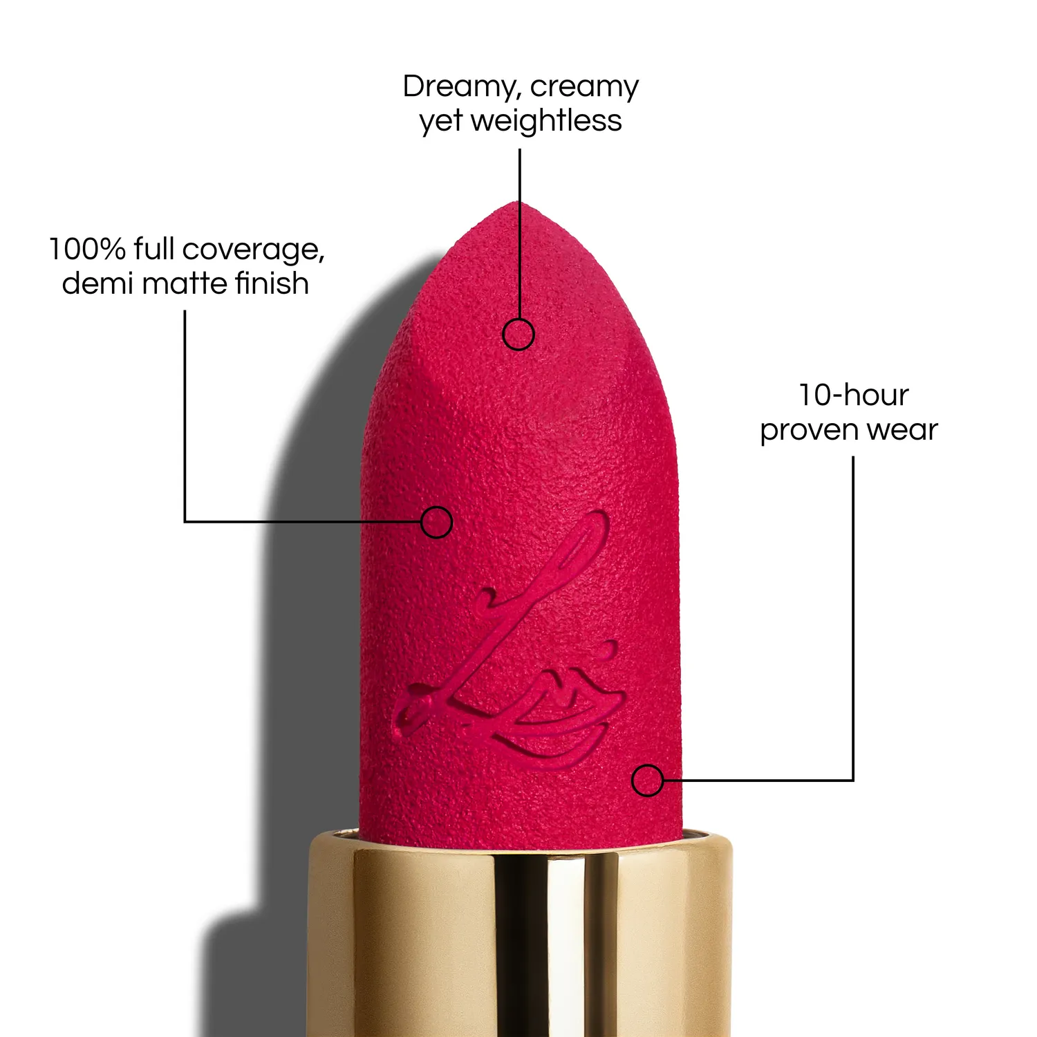 Lisa Eldridge Insanely Skyscraper Rose rossetto fucsia matte