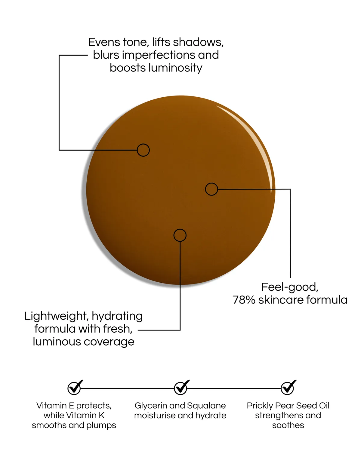 Lisa Eldridge Seamless T15 skin tint T15 effetto seconda pelle