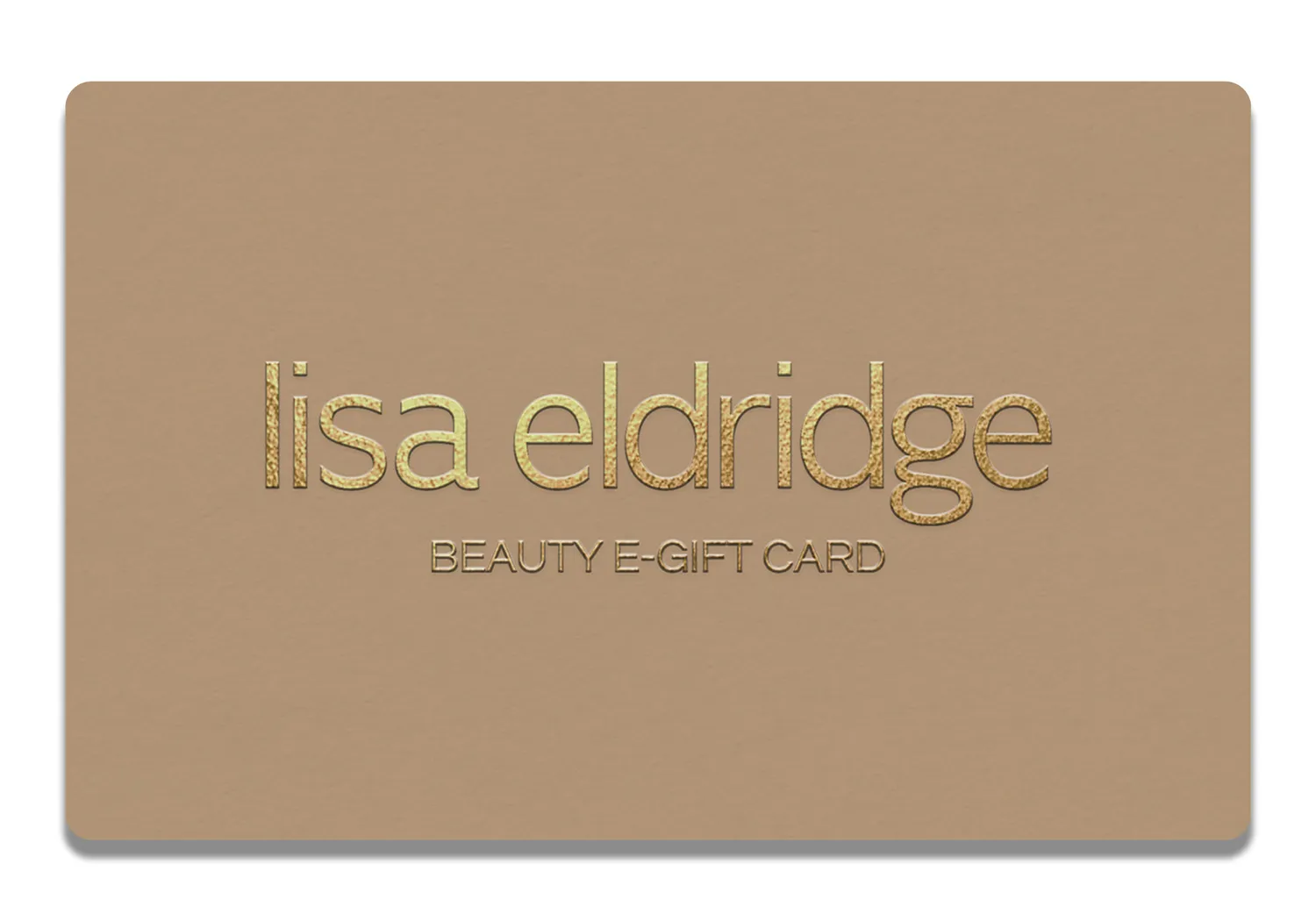Lisa Eldridge Beauty E-Gift Card carta regalo trucco digitale