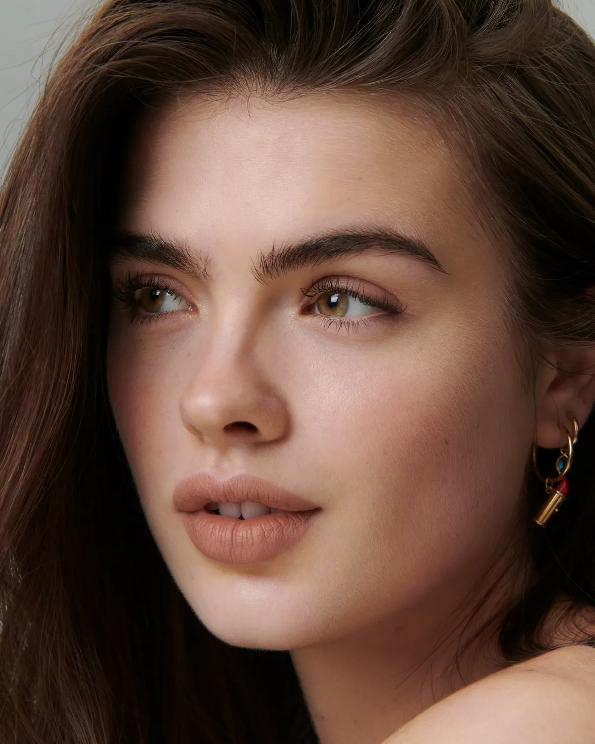 Lisa Eldridge Velveteen Fawn rossetto liquido matte