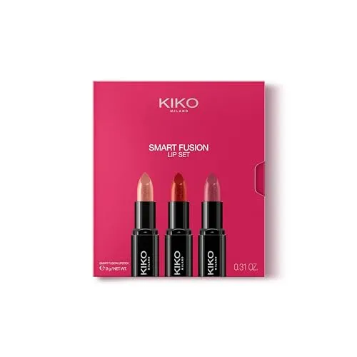 KIKO Smart Fusion Lip Set 02 kit 3 rossetti luminosi 404 416 429