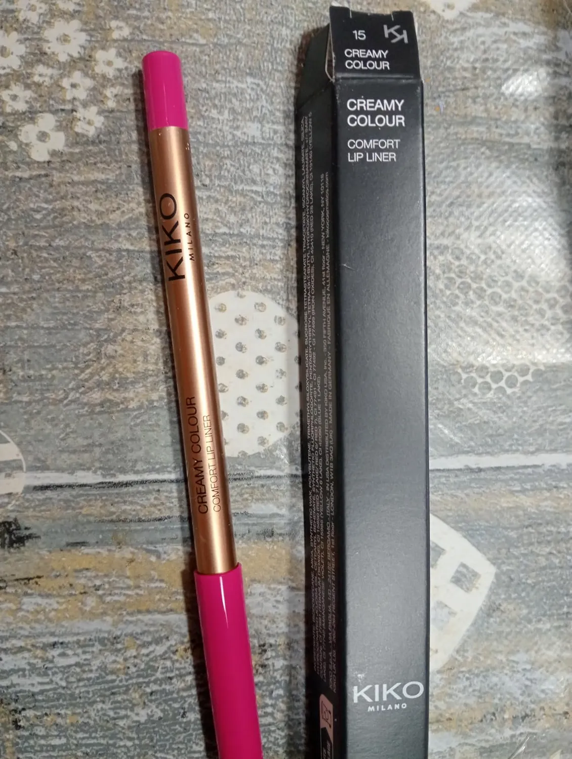 KIKO Creamy Colour Comfort Lip Liner 02 matita labbra Pink Sand no transfer