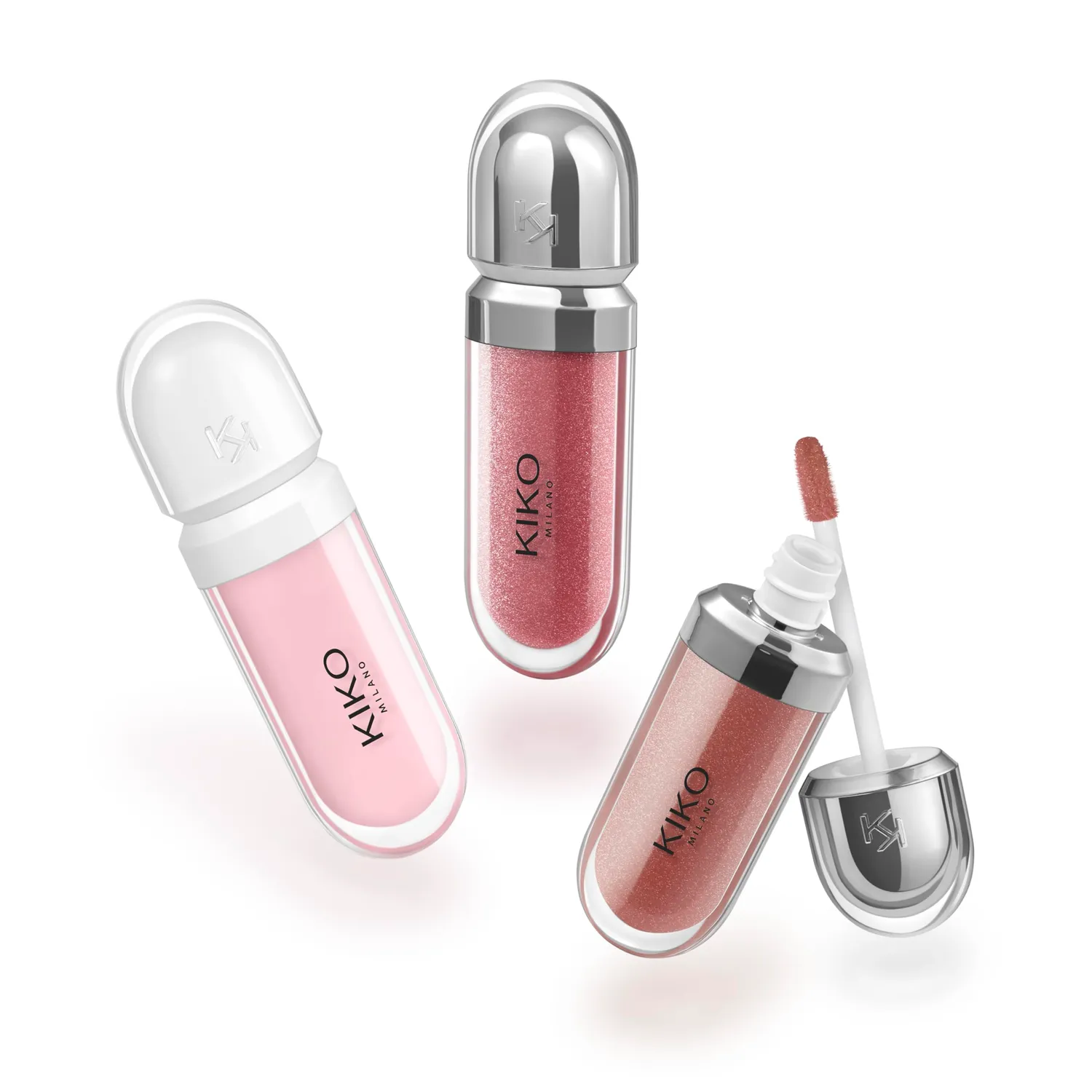 KIKO Glossy Lip Set kit labbra 2 gloss + volume 3 pezzi