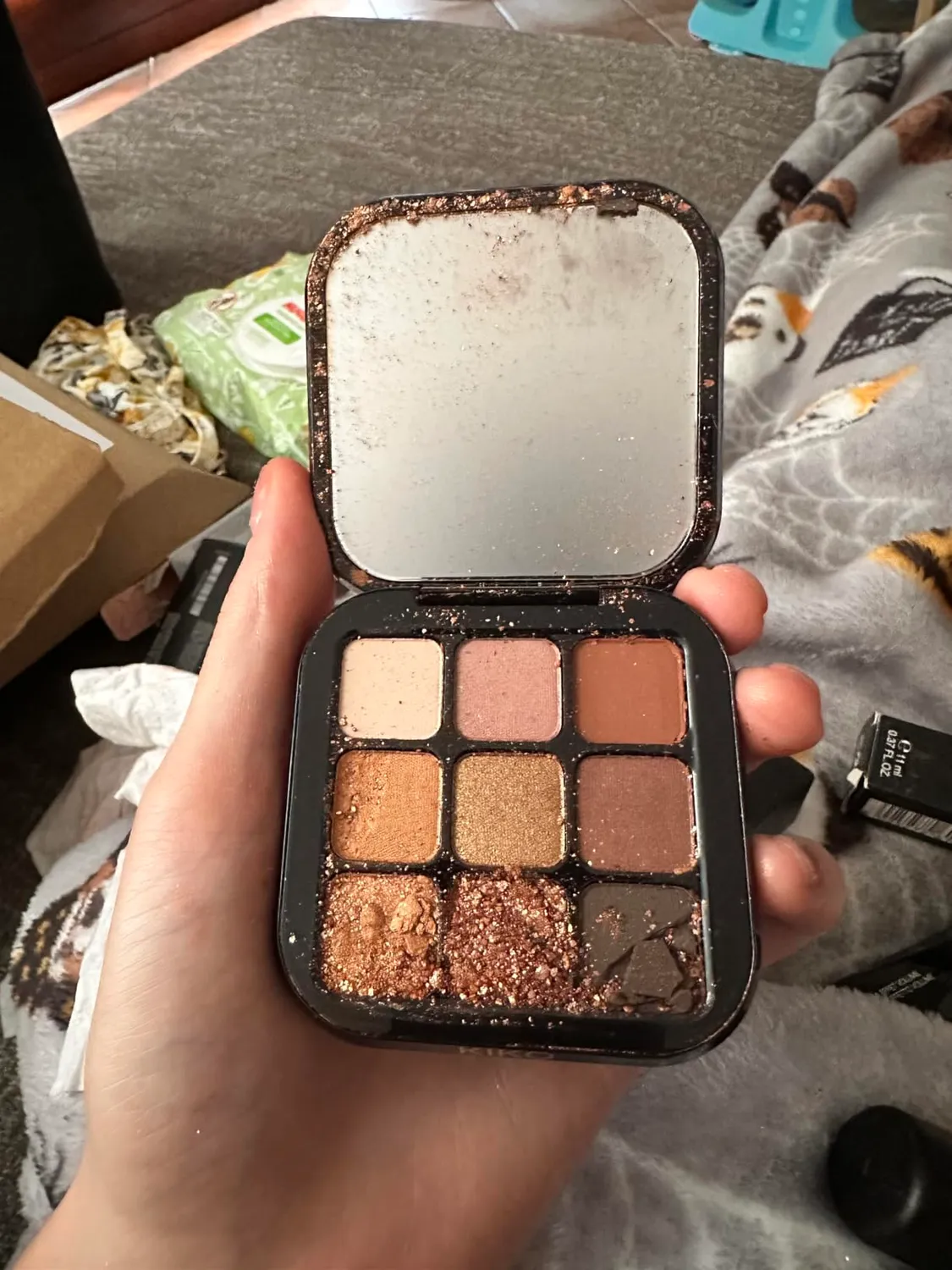 KIKO Glamour Multi Finish 02 palette ombretti 9 colori ultra-pigmentata