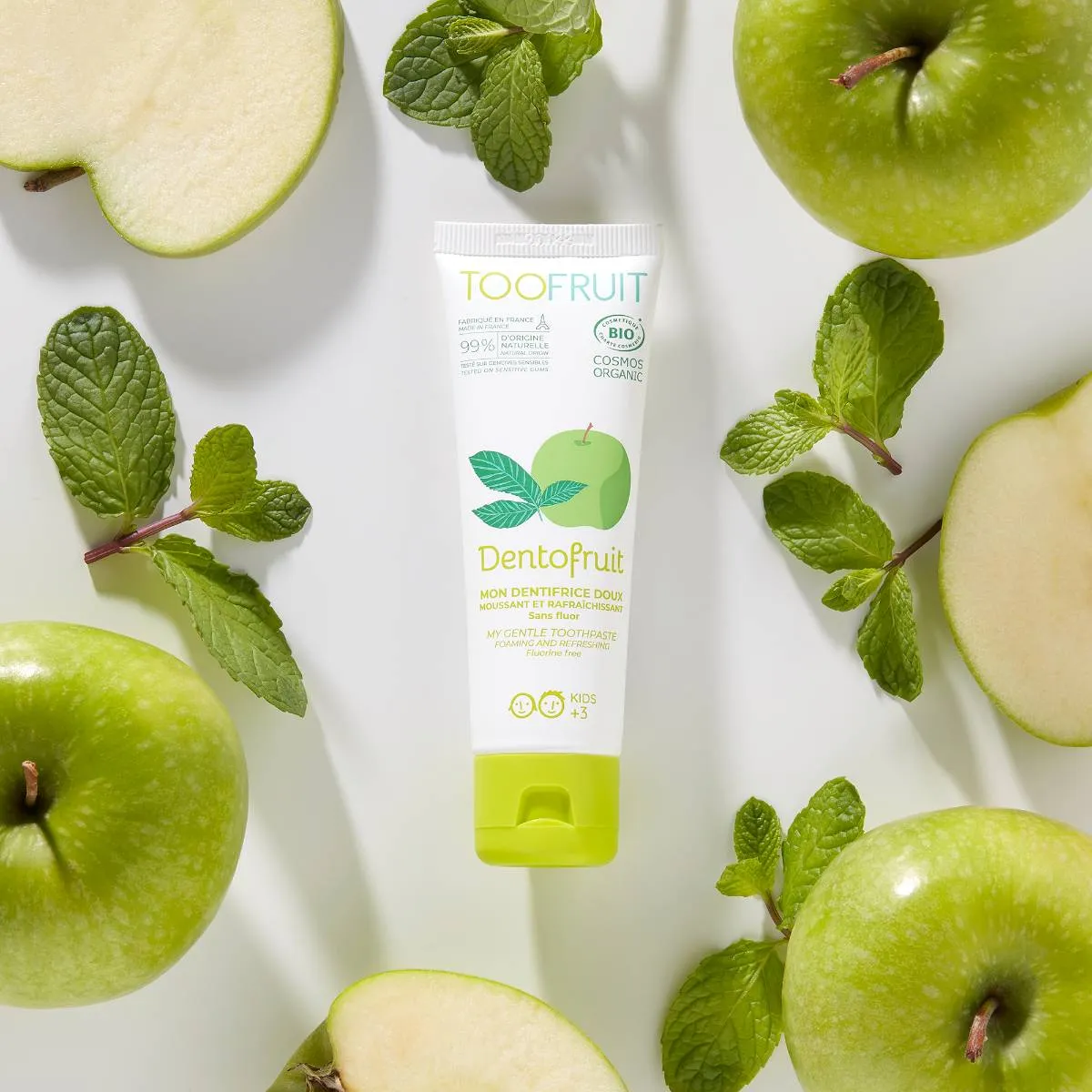 Miss W Pro Dentofruit dentifricio bambini mela menta naturale
