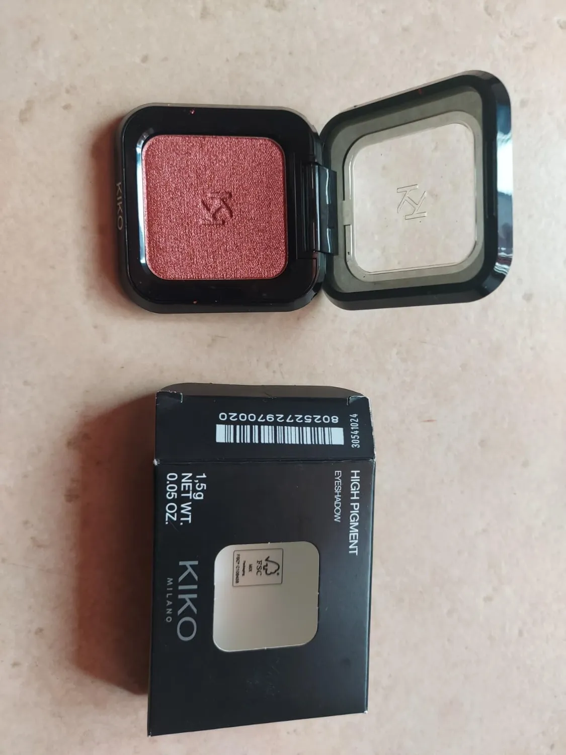 KIKO High Pigment Eyeshadow 12 ombretto 12 Sparkling Tangerine