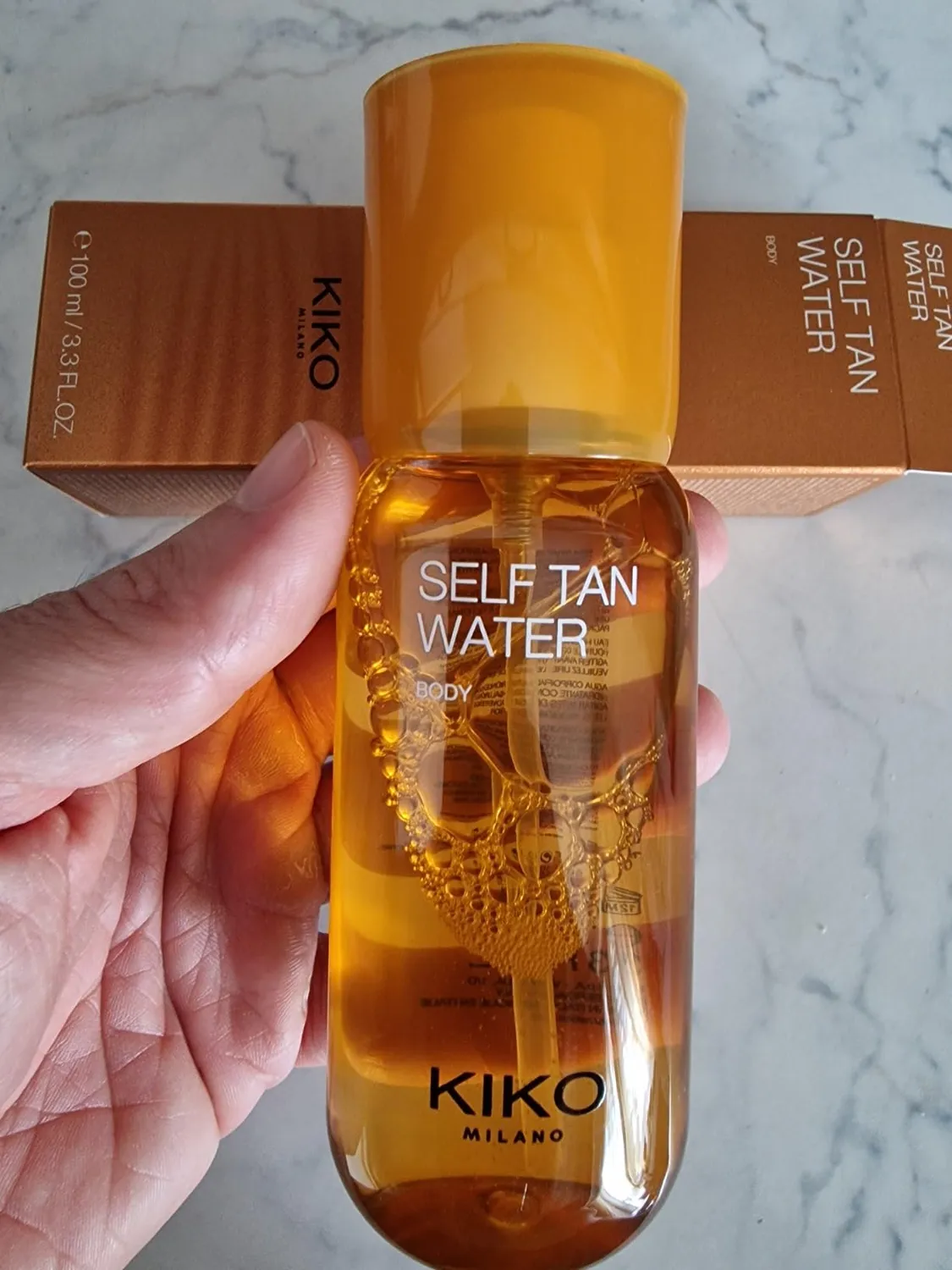 KIKO Self Tan Water spray corpo autoabbronzante idratante monoi
