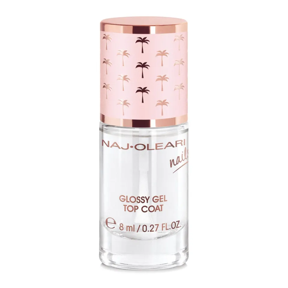 Naj Oleari Glossy Gel Top Coat smalto trasparente effetto gel
