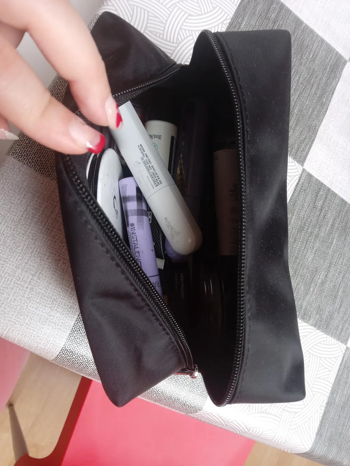 KIKO Milano Beauty Case Big pochette cosmetici grande nylon nero
