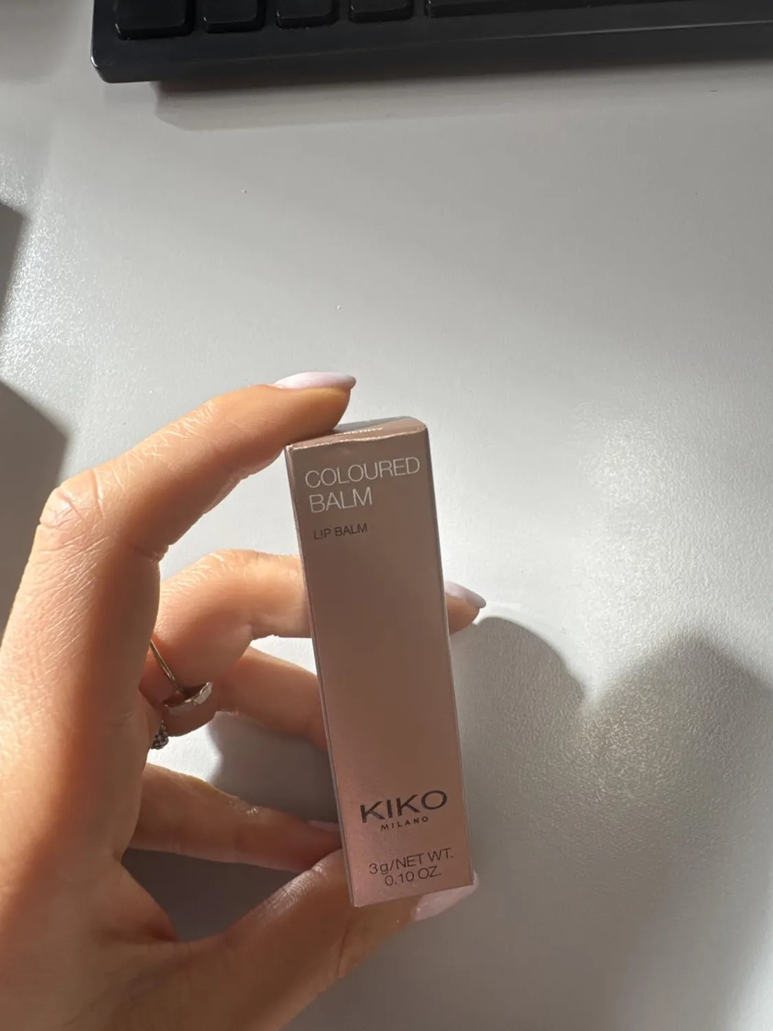 KIKO Coloured Balm 08 balsamo labbra colorato Almond idratante