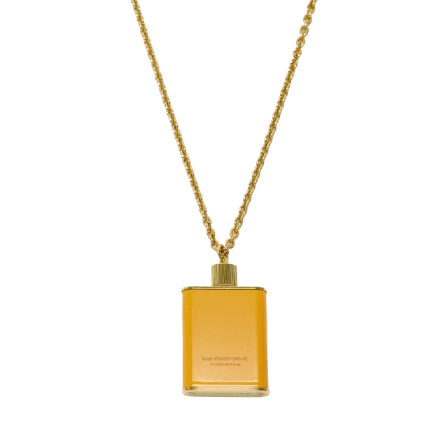 Victoria Beckham Beauty San Ysidro Drive collana portaprofumo oro