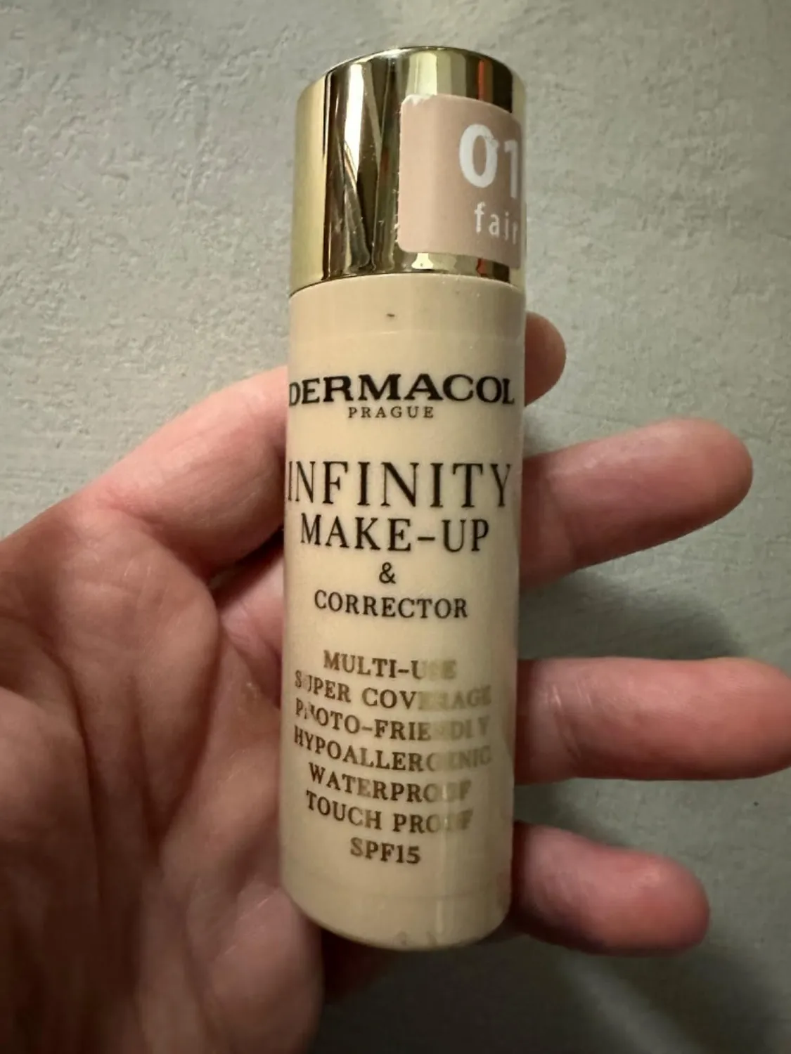Dermacol Invisible cipria fissante trasparente 13 g no.1 opaca