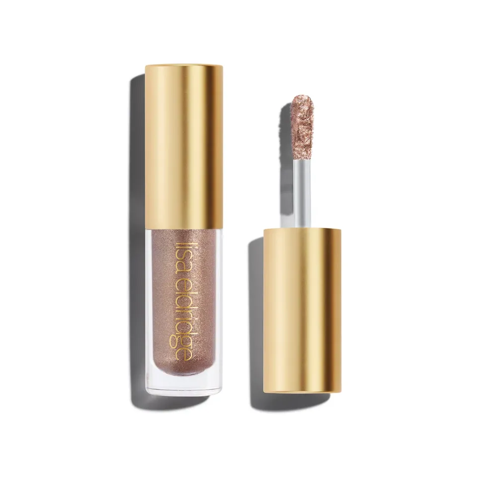 Lisa Eldridge Liquid Lurex Ombretto Liquido Emily Taupe Glitter