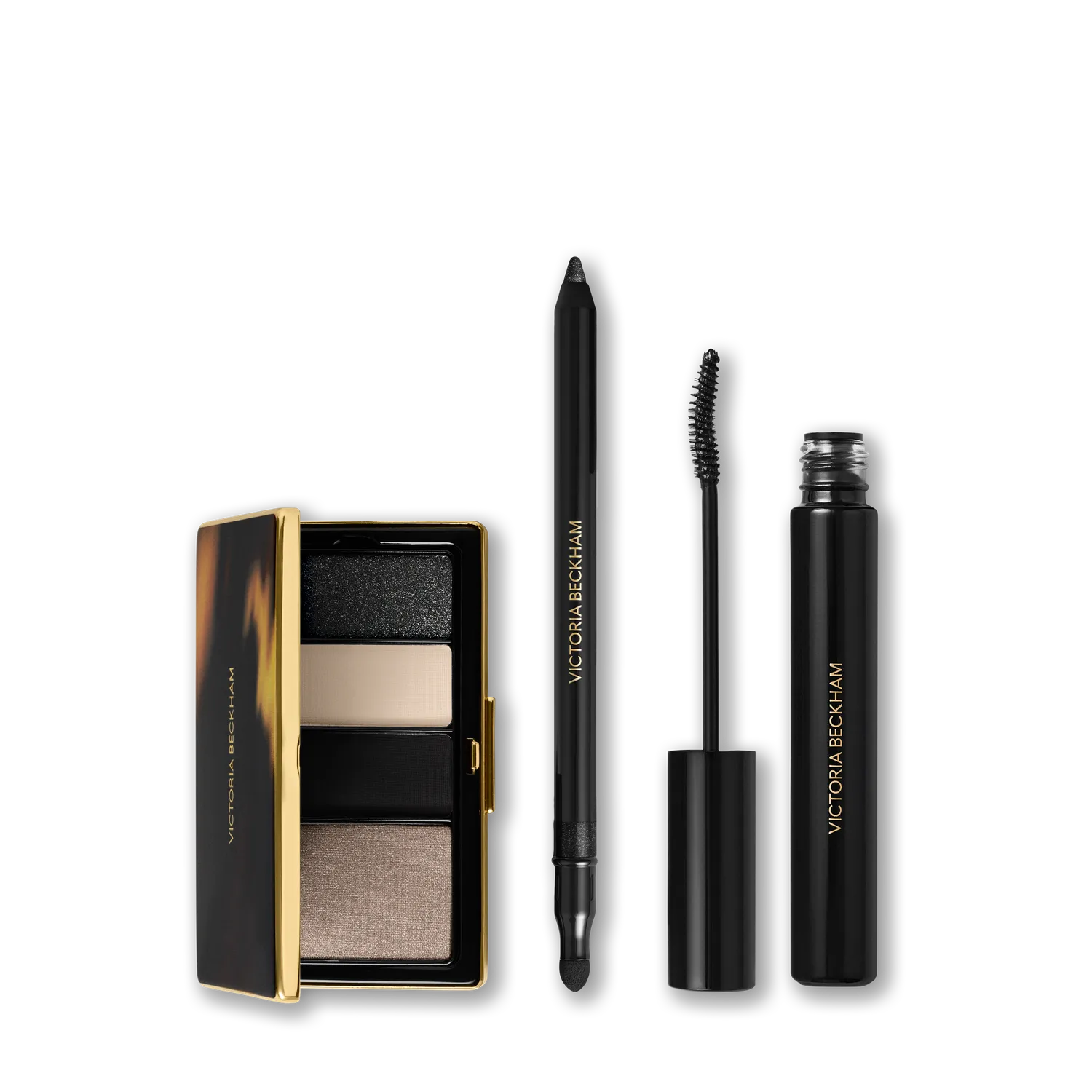 Victoria Beckham Beauty Eye Wardrobe Edit palette + kajal + mascara