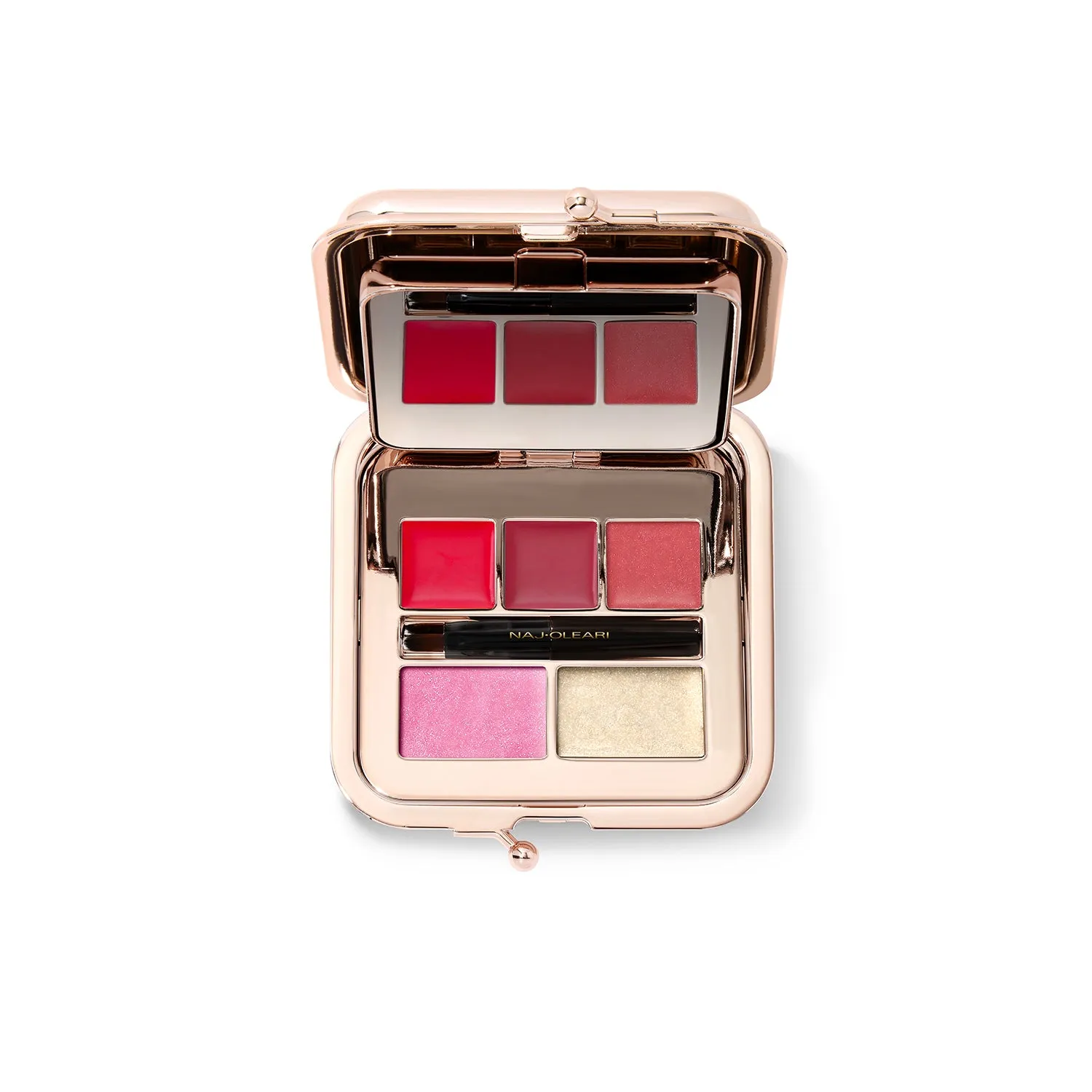 Naj Oleari Beauty Portamonete Verde Acqua palette trucco completo
