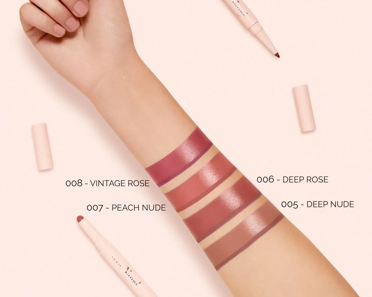 Pupa Milano Vamp! Creamy Duo 008 matita labbra vintage rose