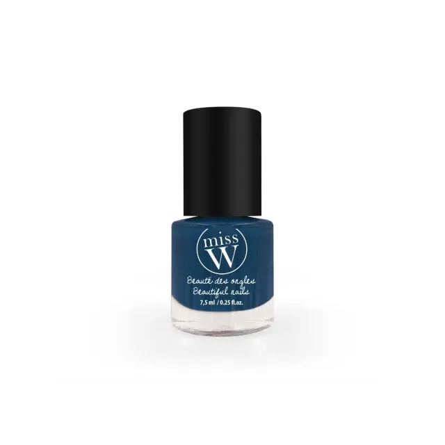 Miss W Pro 27 smalto blu jeans vegano brillante