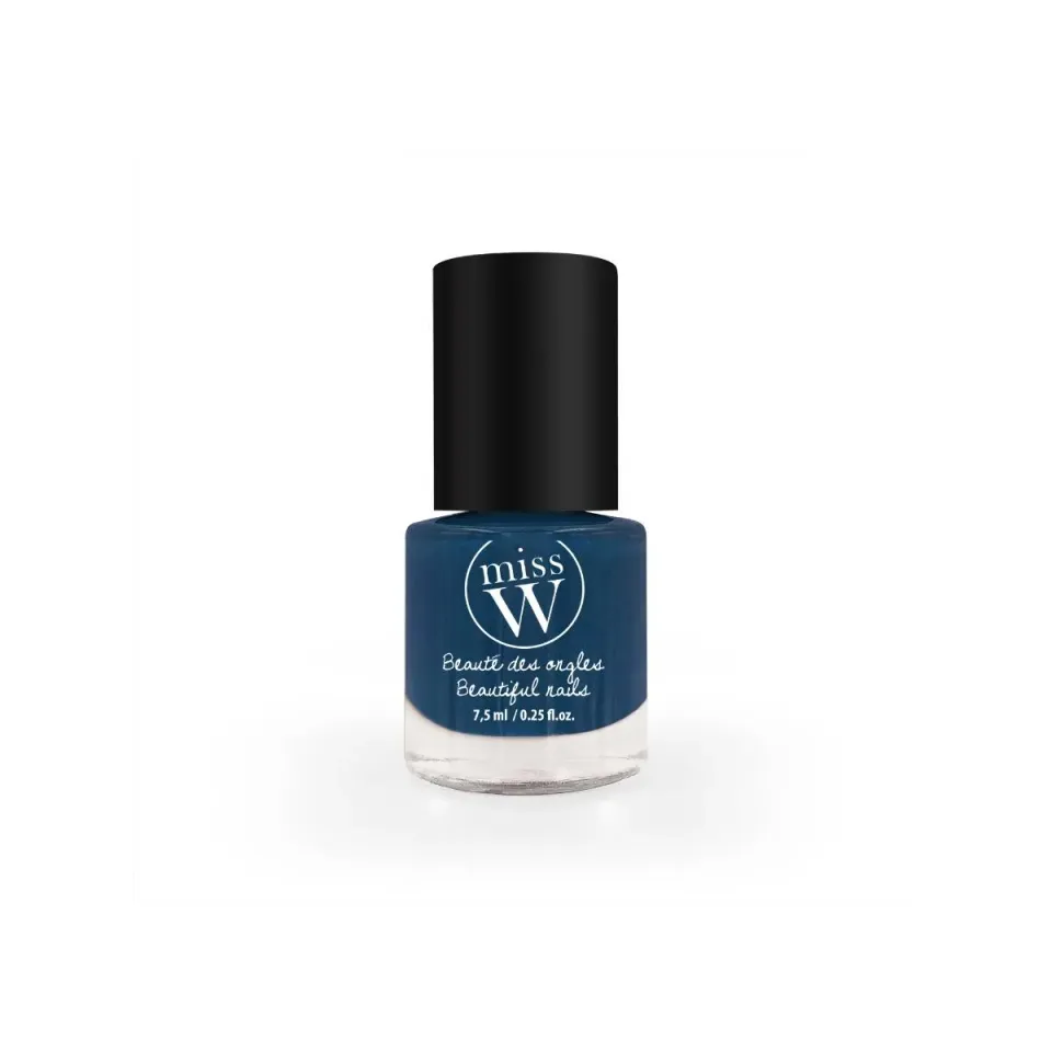 Miss W Pro 27 smalto blu jeans vegano brillante