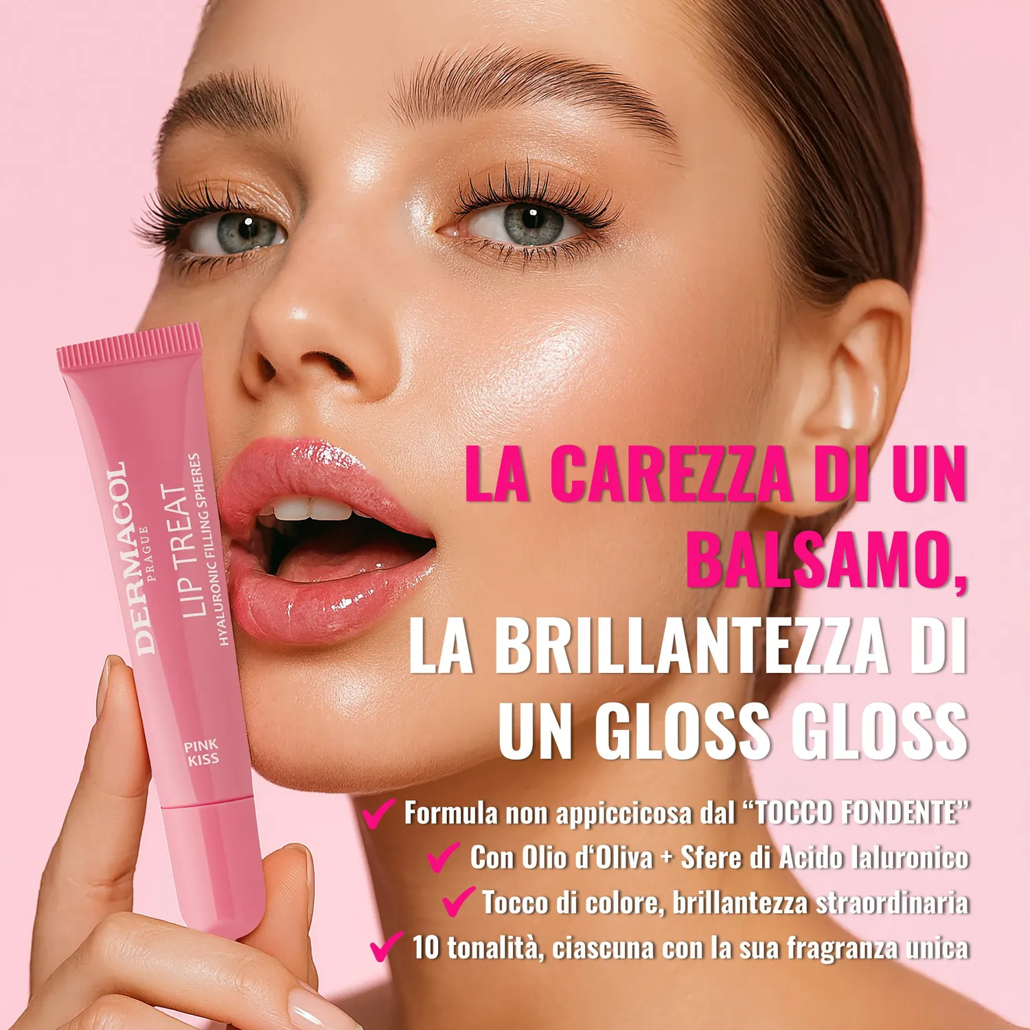 Dermacol Lip Treat Gloss labbra 7 Summer Crush 10 ml