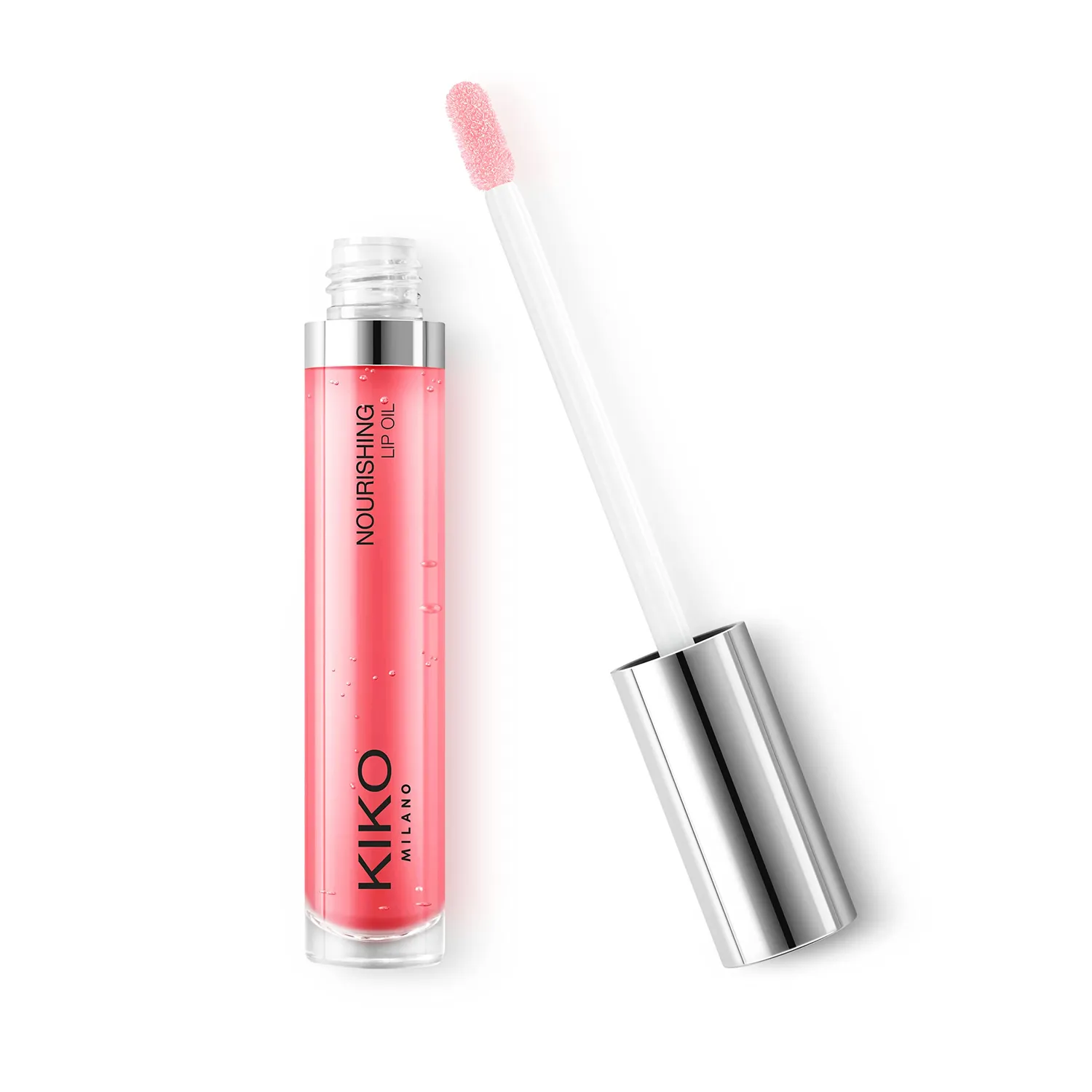KIKO Nourishing Lip Oil 01 olio labbra soft rose 7 ml specchio