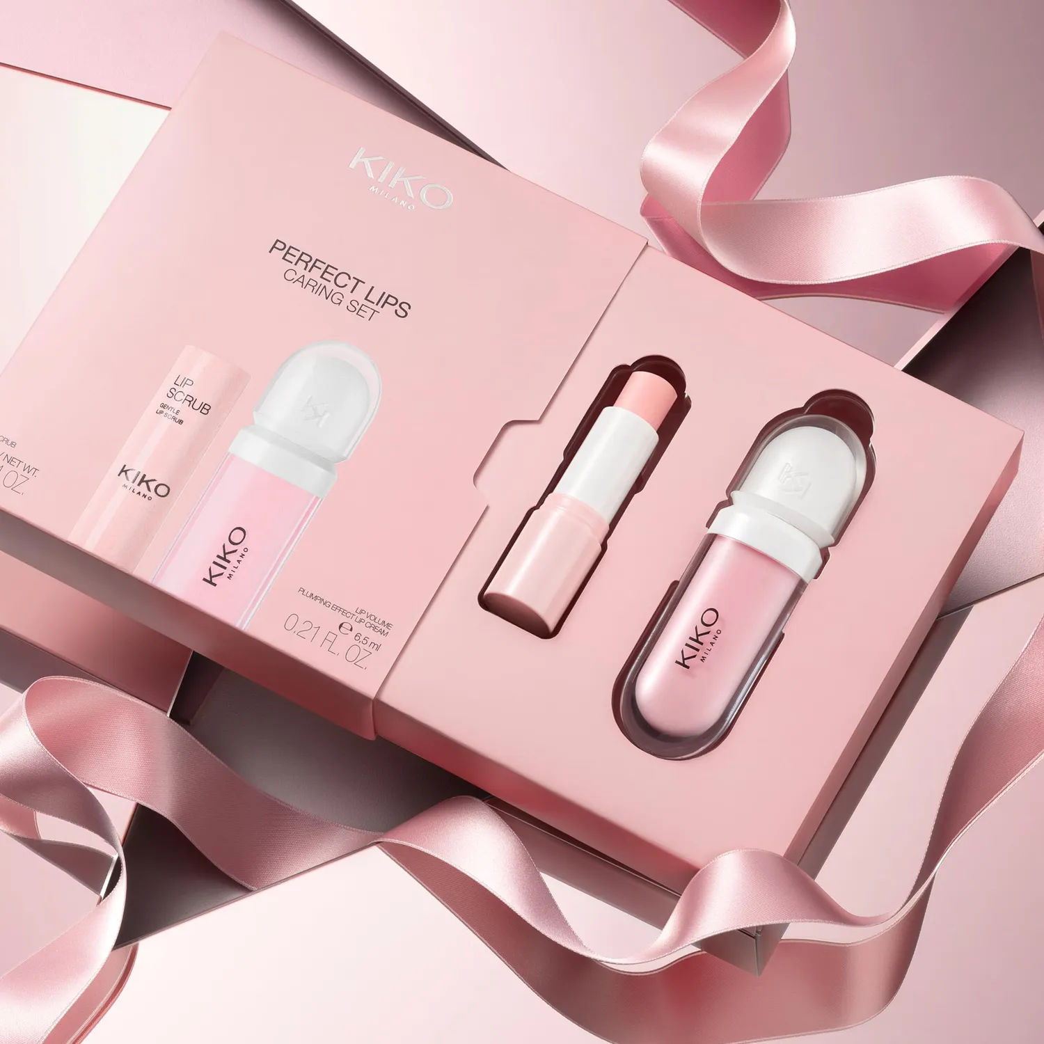 KIKO Milano Perfect Lips Caring Set kit labbra scrub+crema