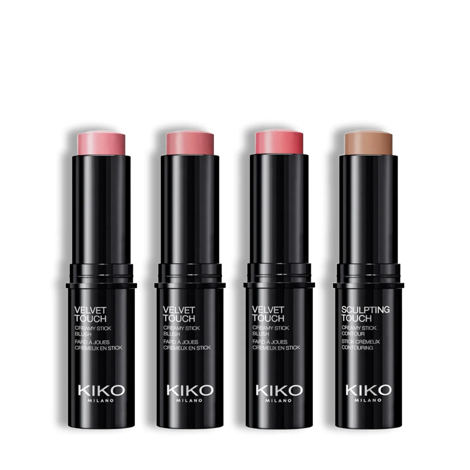 KIKO Contouring Face Set 01 kit viso 3 stick fard contorno luce