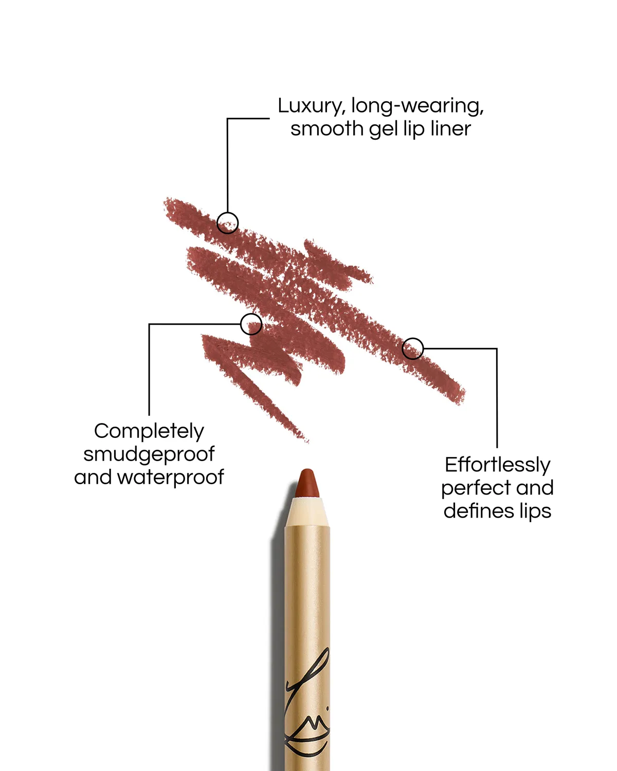 Lisa Eldridge Enhance and Define Cinnabar Matita Labbra Rossa