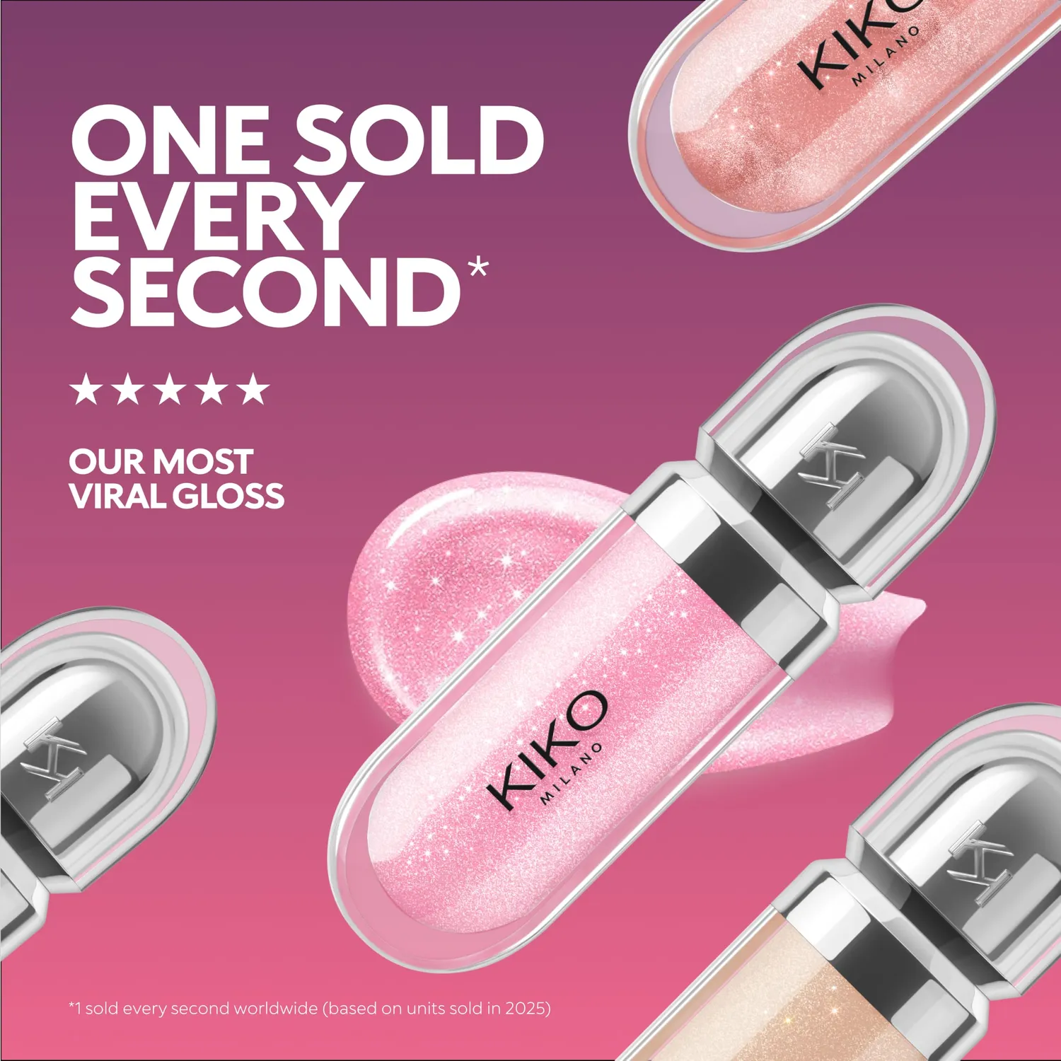 KIKO 3D Hydra 17 Pearly Mauve gloss volumizzante