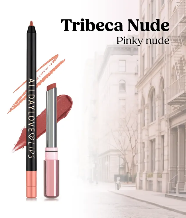 ClioMakeUp Combo Labbra 2 Tribeca Nude pinky matita+rossetto