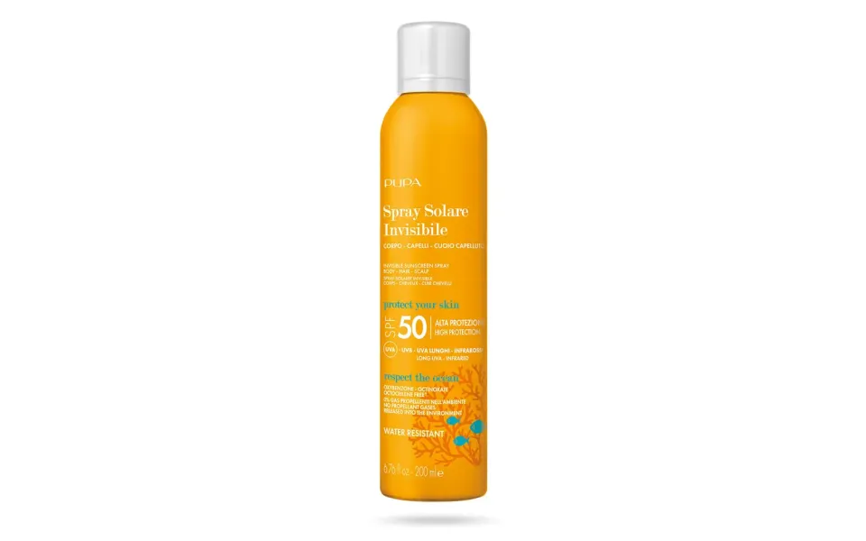 Pupa Protezione Solare Spray Invisibile SPF 50 corpo 200 ml