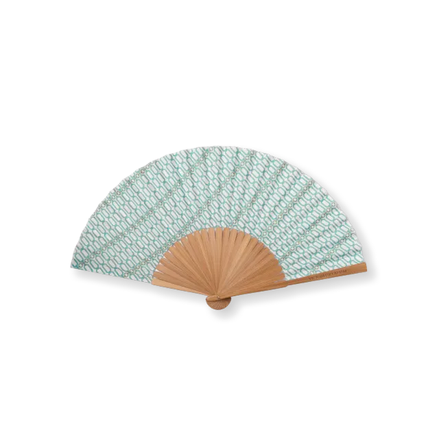 Victoria Beckham The 97 Folding Fan ventaglio pieghevole blu