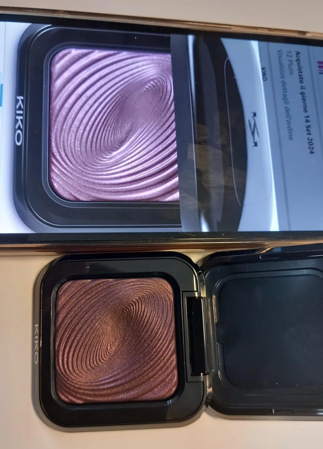 KIKO Water Eyeshadow 04 ombretto 04 Orange Bronze multidimensionale