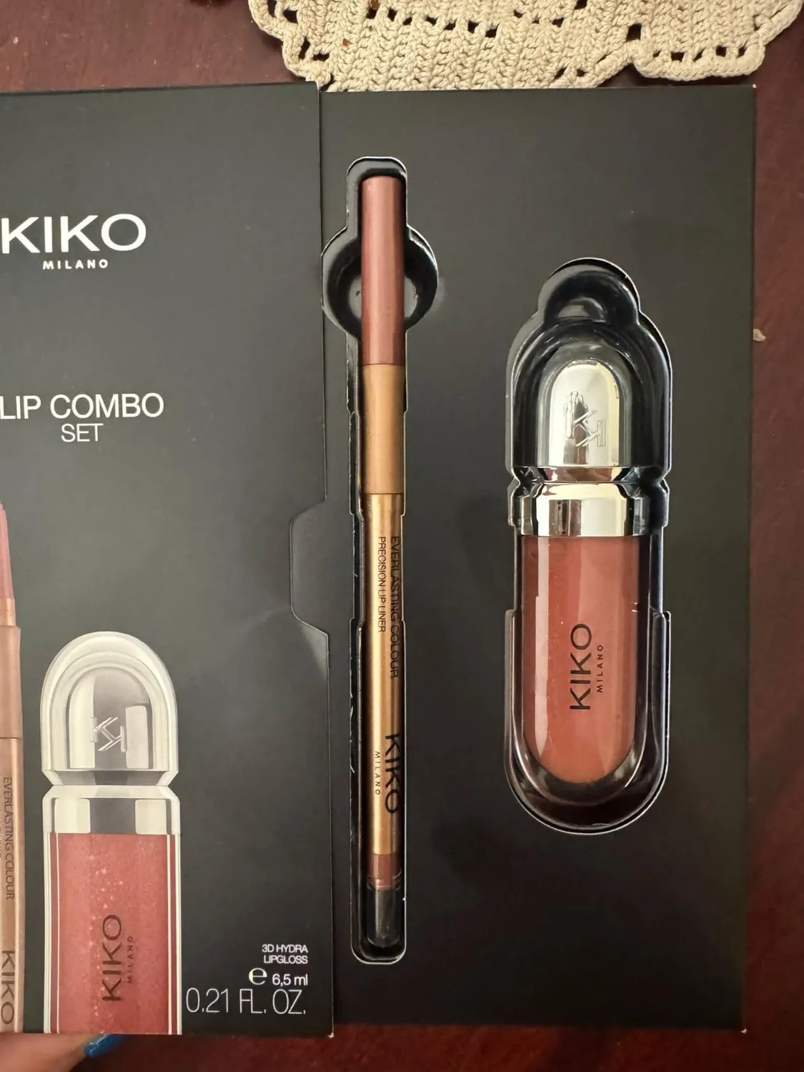 KIKO Lip Combo Set 03 Kit Labbra Gloss e Matita Abbinati