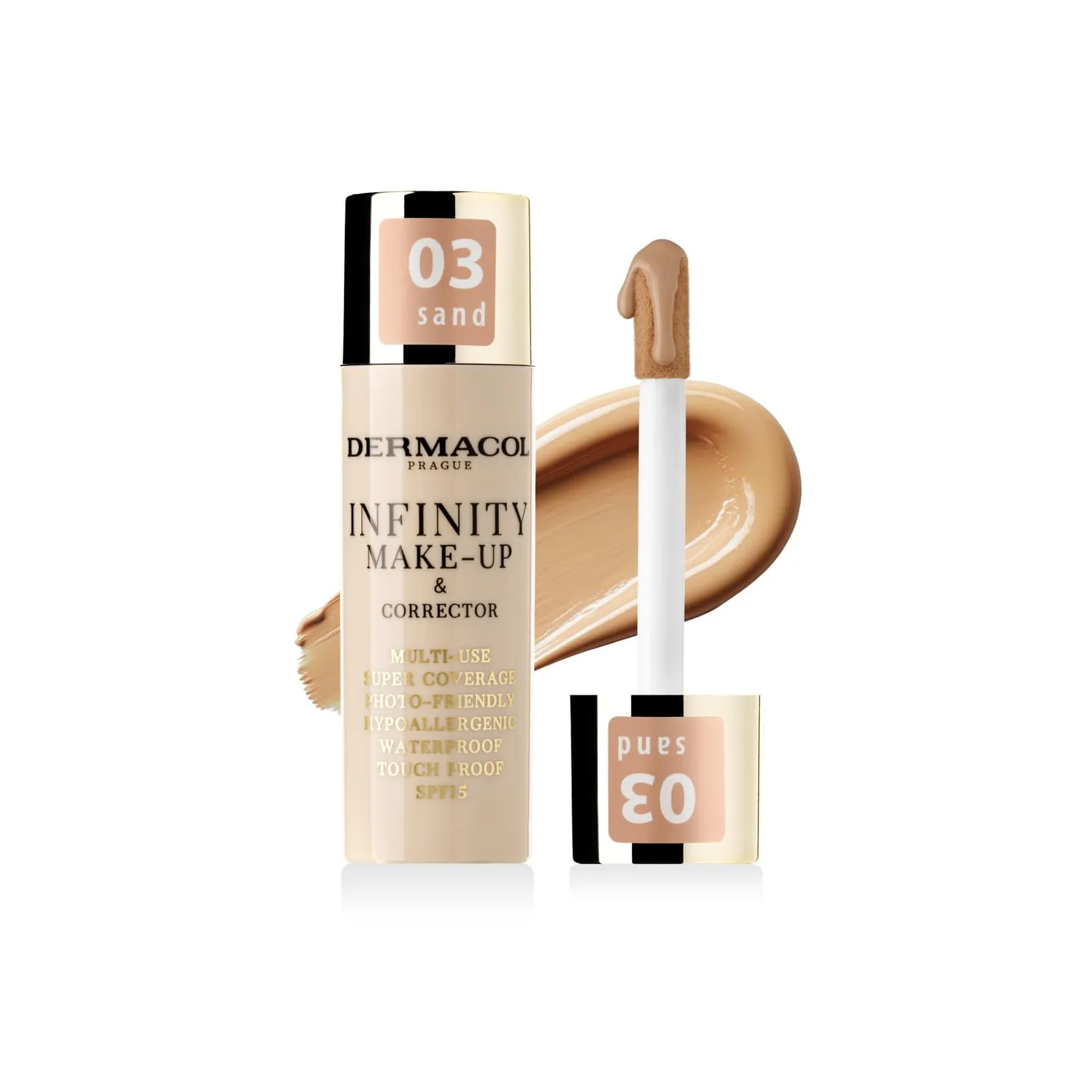 Dermacol Invisible cipria fissante trasparente 13 g no.1 opaca